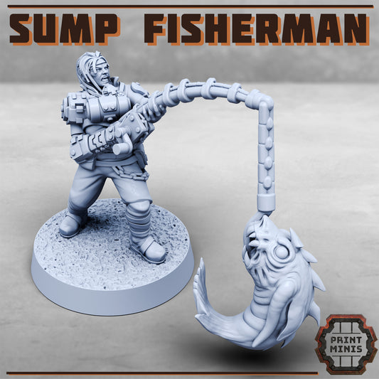 Sump Fisherman (3 Variants Available) - Print Minis