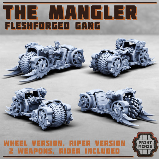 The Mangler, Fleshforged Gang Bike (2 Variants Available) - Print Minis