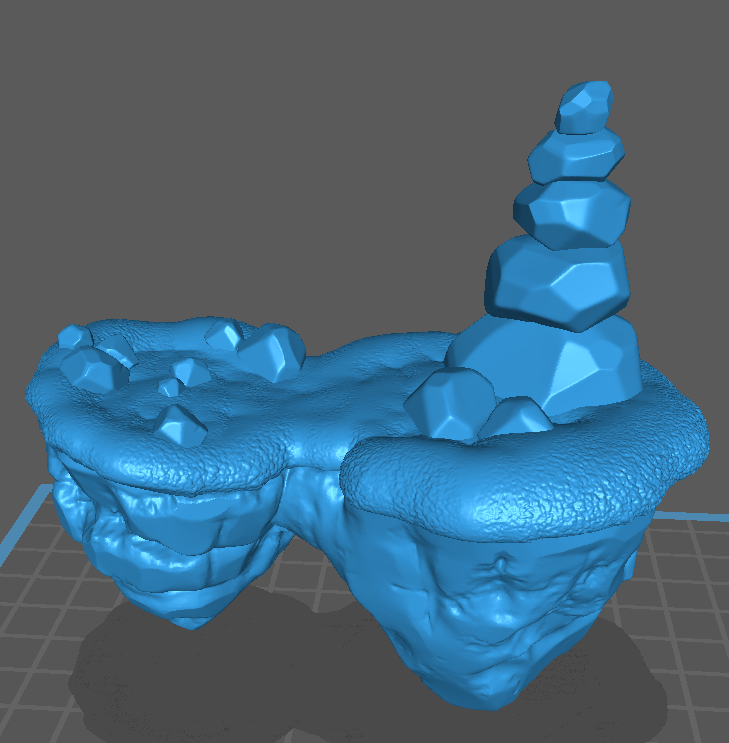 Heavenly Terrain Scatter Set - Floating Rocks (4 Variants Available) - Epic Miniatures