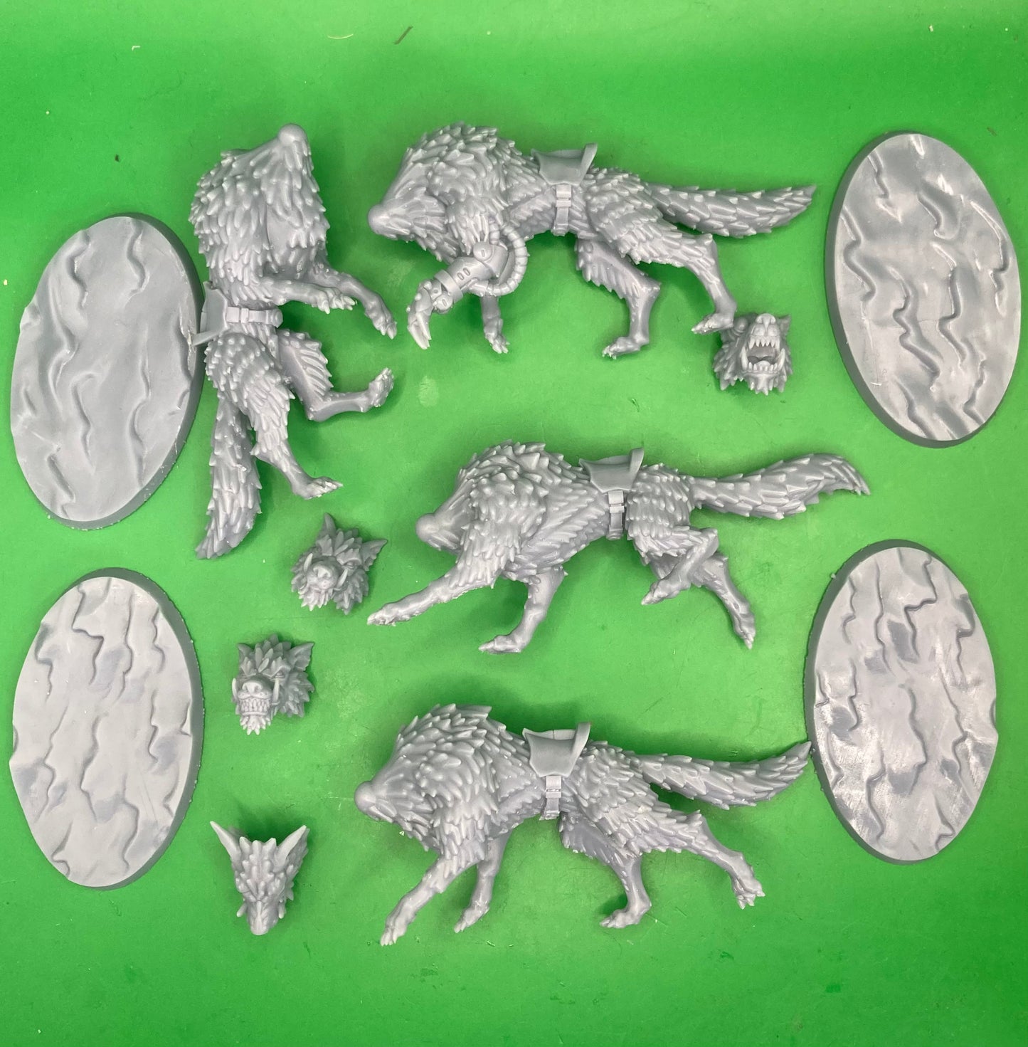Wolves of Winter, Warfrost Battlewolf Riders (4 Variants Available) - Battle Yak