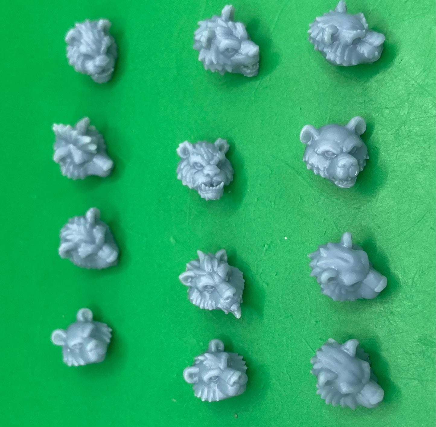 Ursus Warrior Heads, Customisation Pack - 28mm Scale (12 Variants Available) - Battle Yak (Copy)
