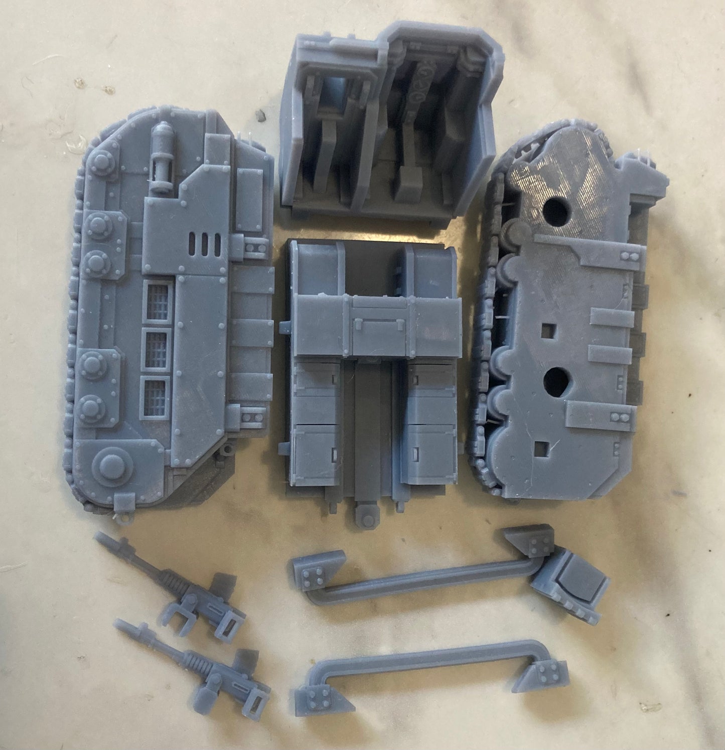 Mimas Tank, Troop Carrier - Print Minis