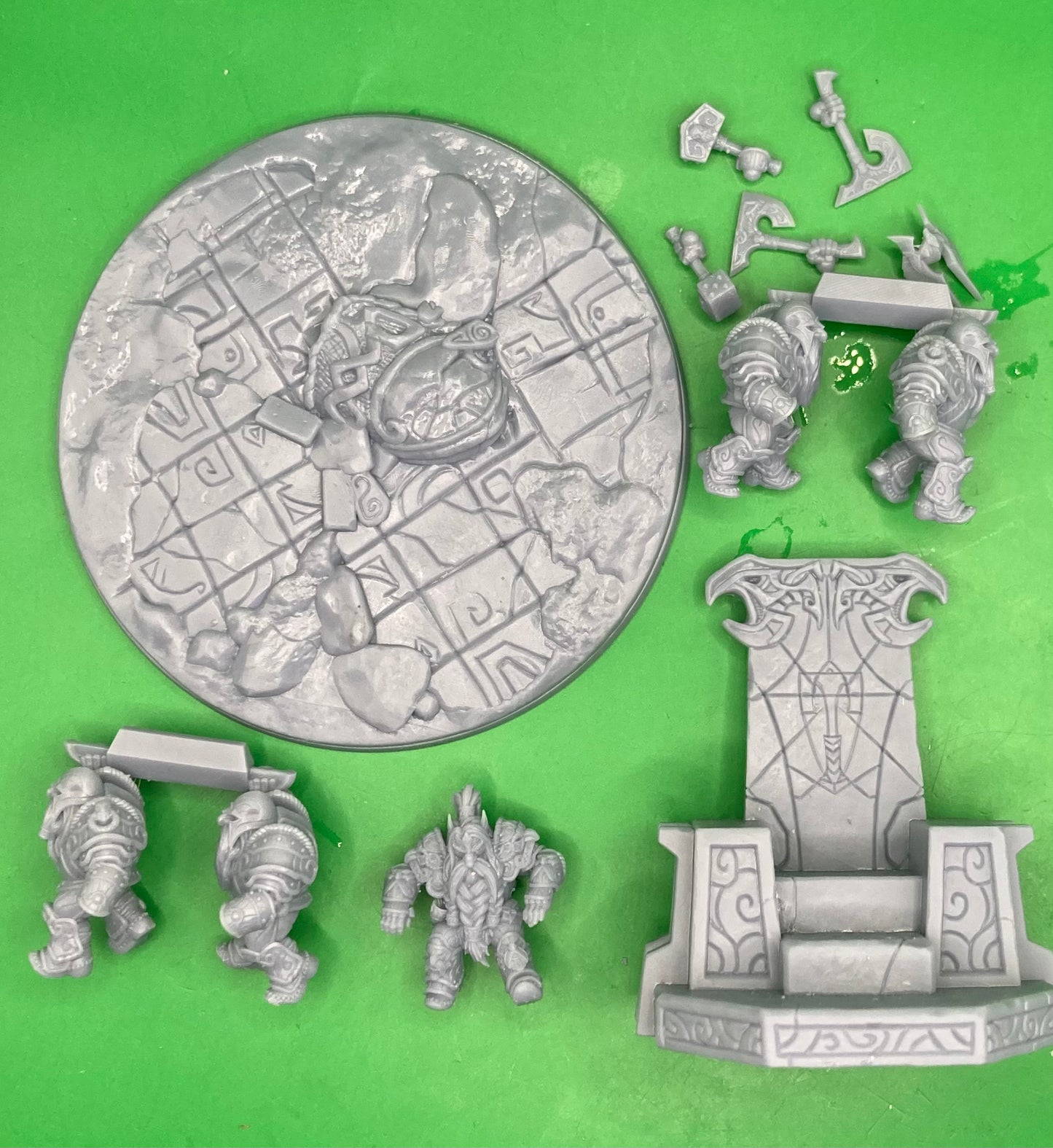 King Alvar on the Mountain Throne - Artisan Guild