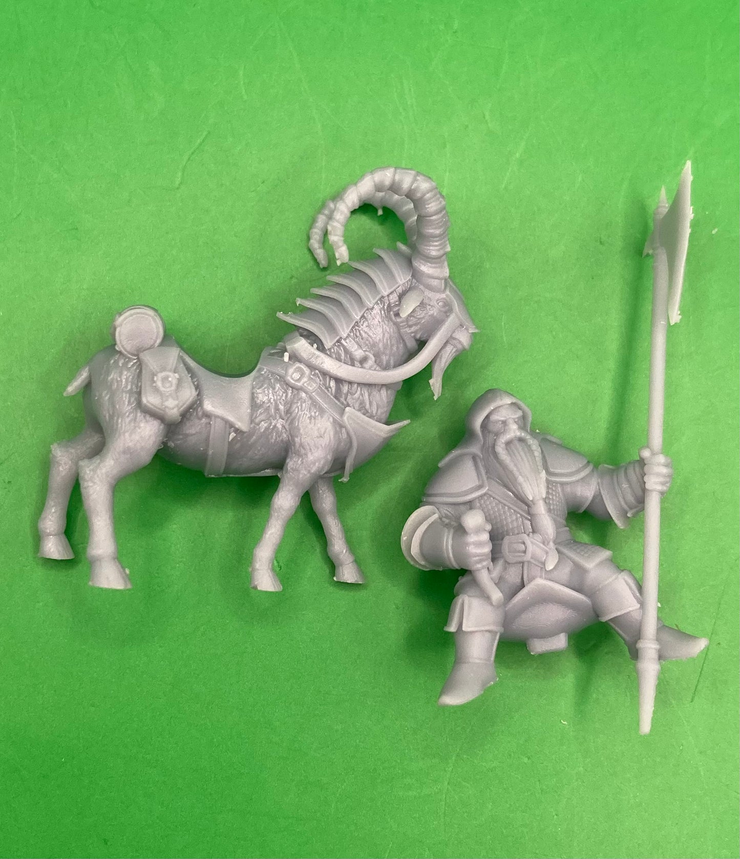 Dwarf Army Goat Rider - Epic Miniatures