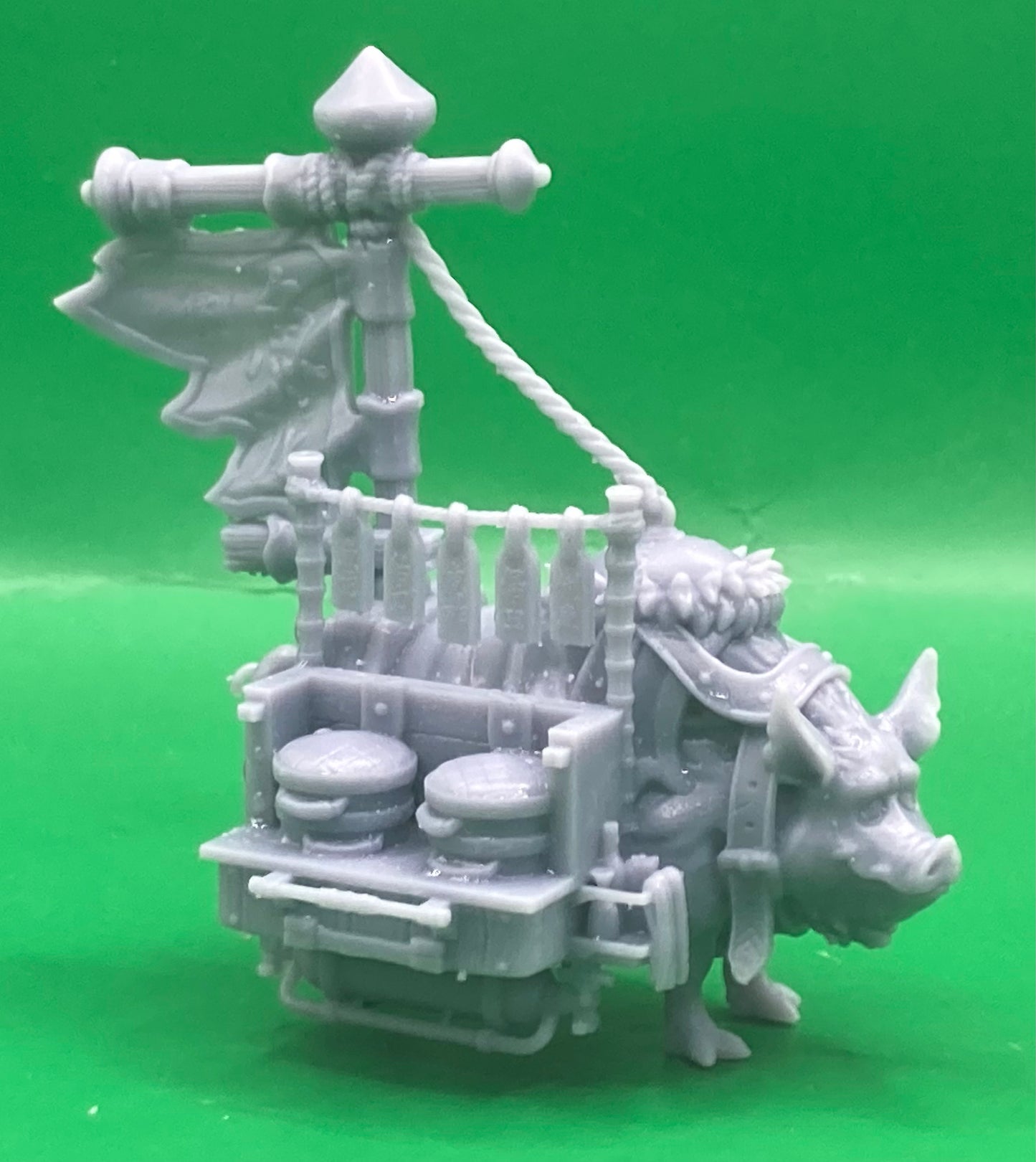 Pig Food Stall and Keepers (3 Variants Available) - Epic Miniatures