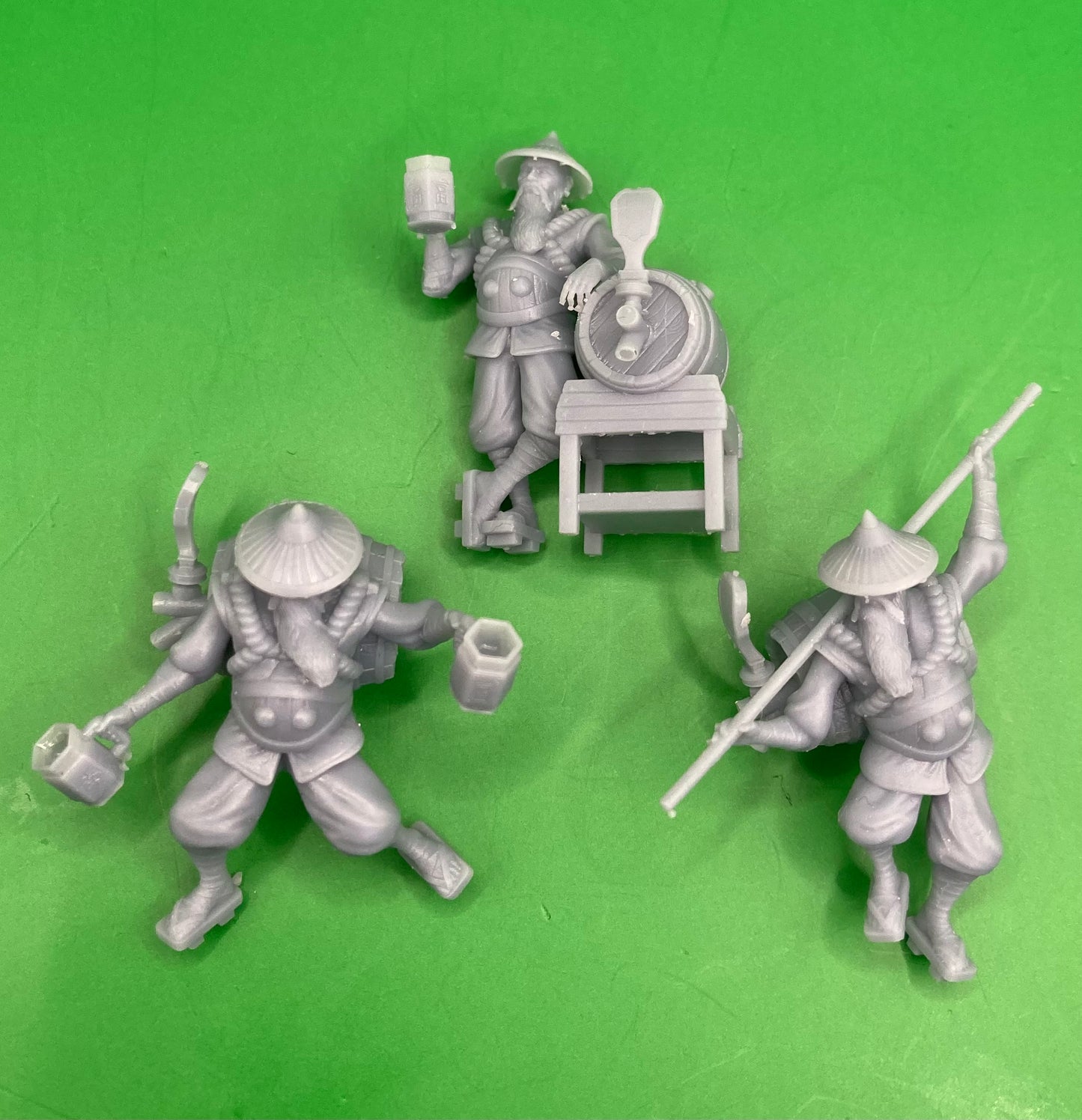 Monk Drunk Master (3 Variants Available) - Epic Miniatures