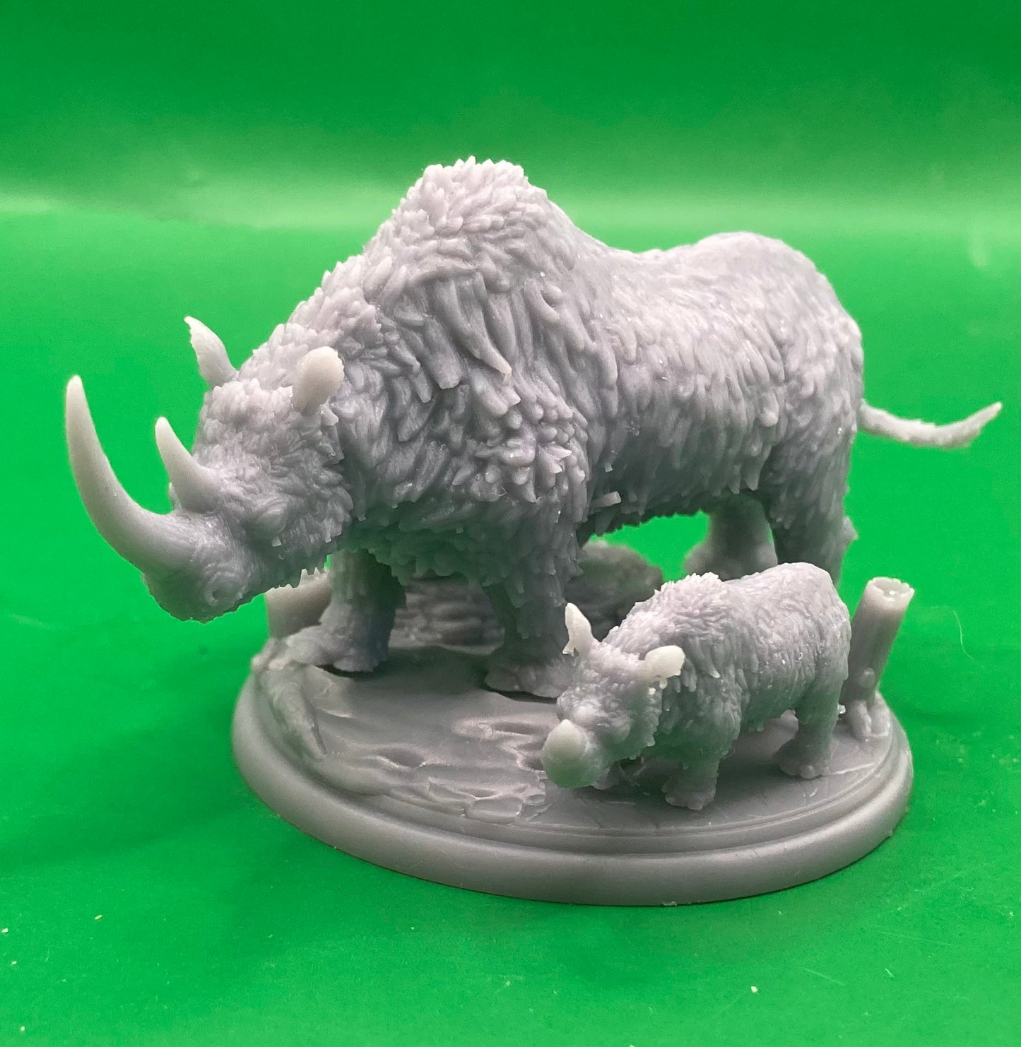 Woolly Rhino Family (3 Variants Available) - Epic Miniatures