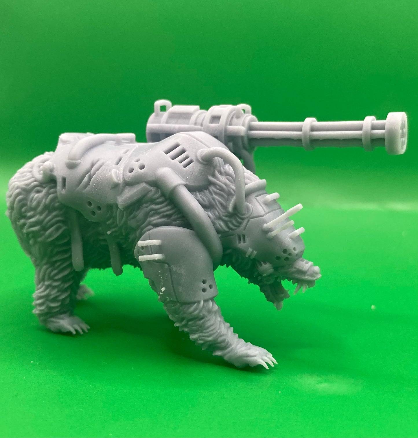 The War Beast, Diesel Bear - Print Minis