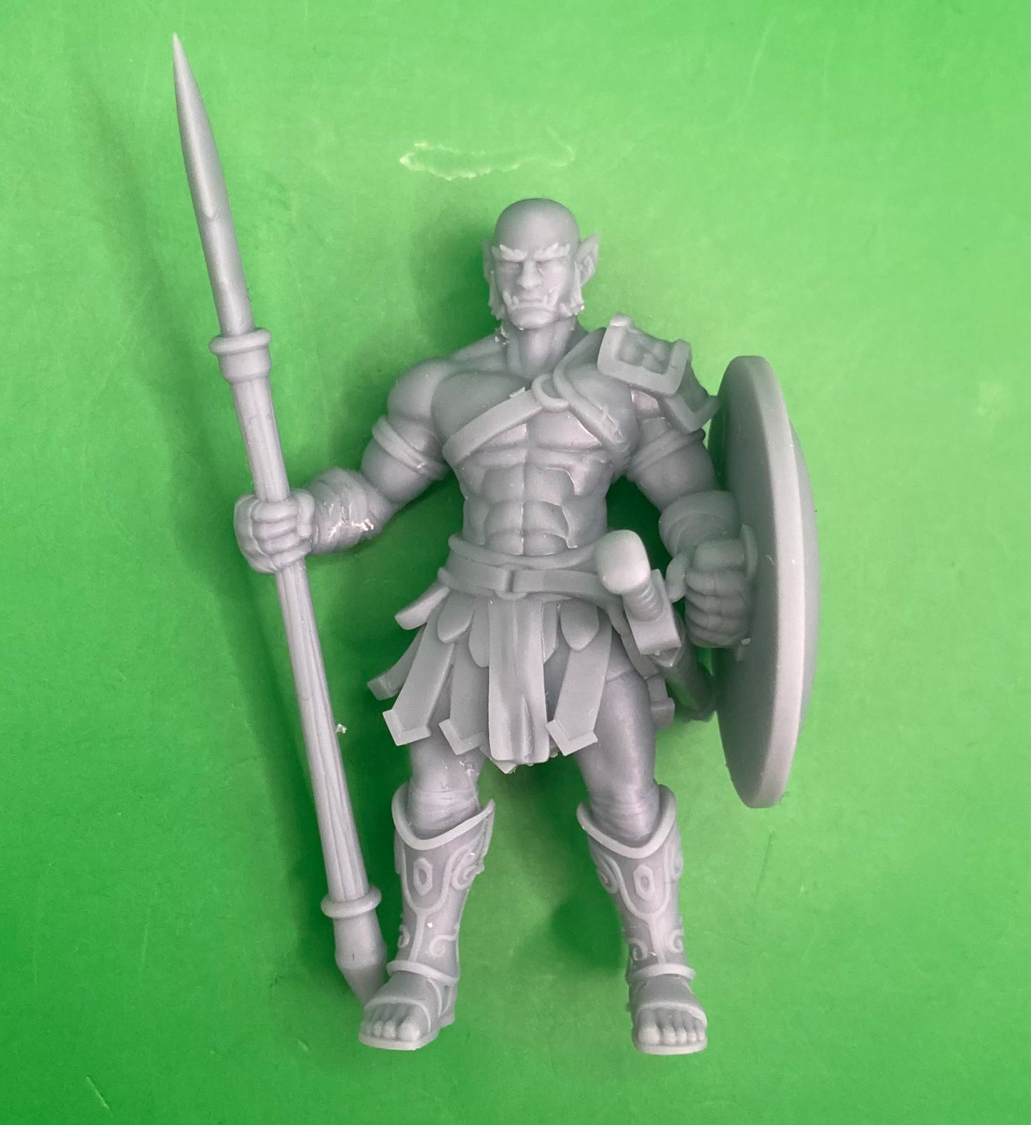 Half-Orc Hoplite Barbarian (2 Variants Available) - Velrock