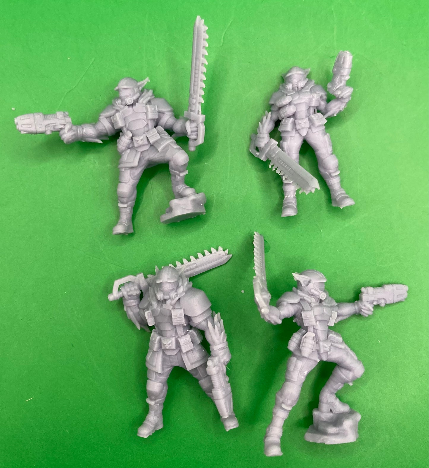 Catian Shock Troopers - Chainsaw Sword (4 Variants Available) - Velrock