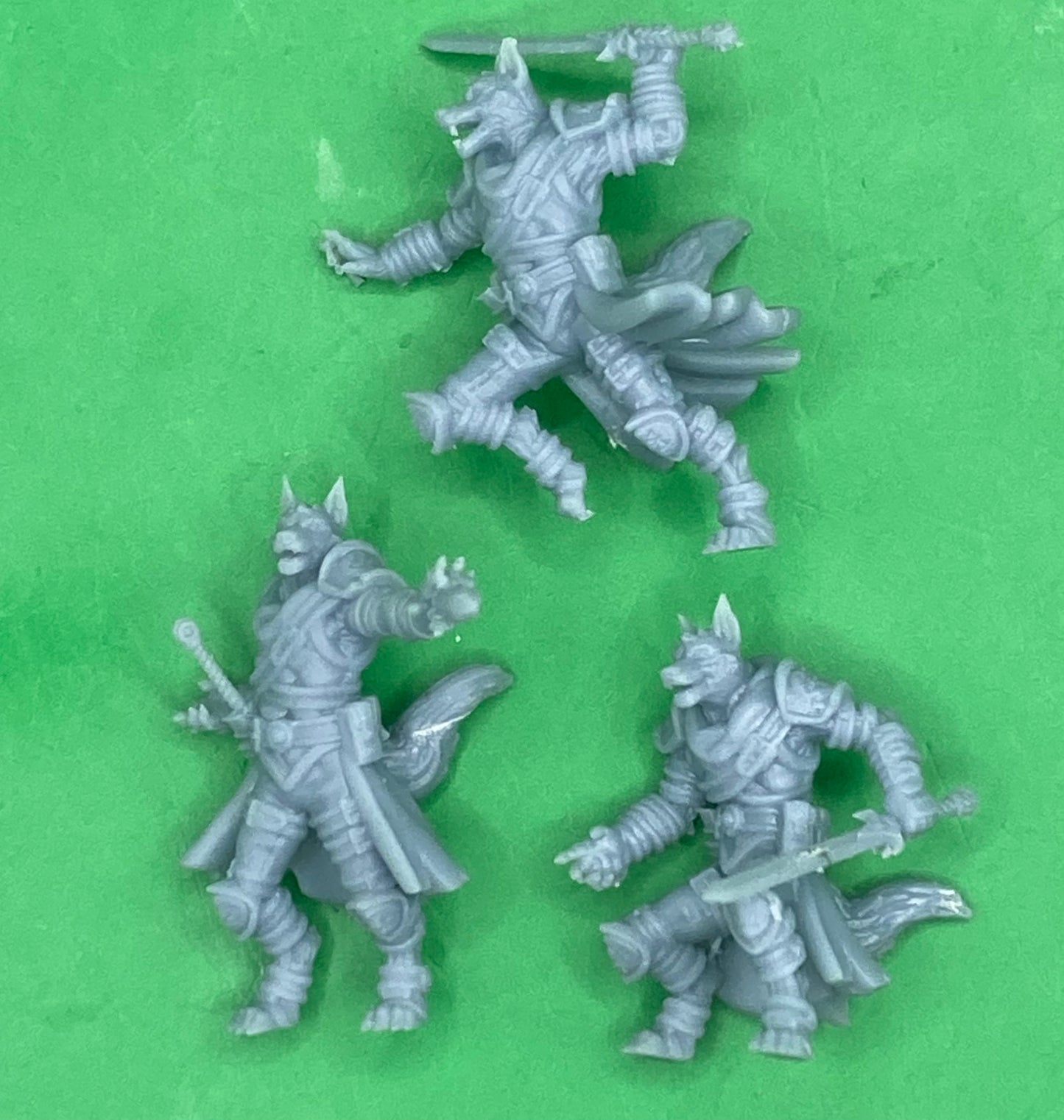 Dog Folk Adventurer (3 Variants Available) - Epic Miniatures