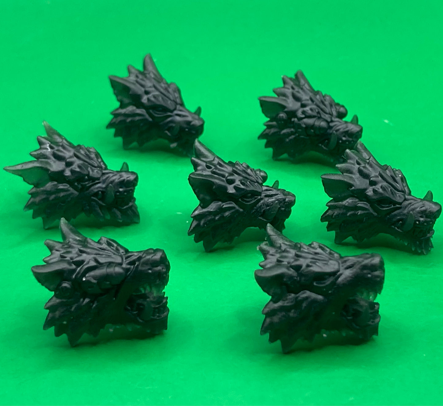 Warfrost Wolf Heads, Customisation Pack (7 Variants Available) - Battle Yak
