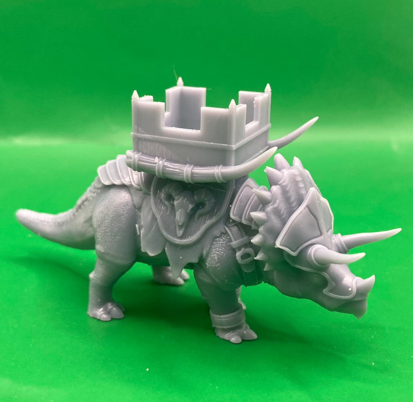 Lizardfolk Army, Triceratops (3 Variants Available) - Epic Miniatures