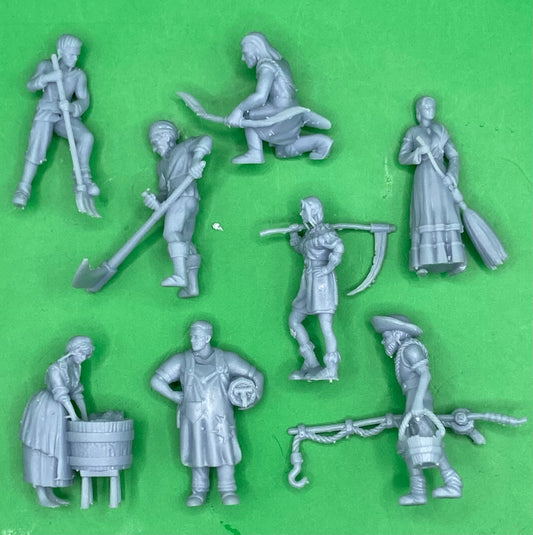 Farm Villager Collection Part 1 (8 Variants Available) - Epic Miniatures
