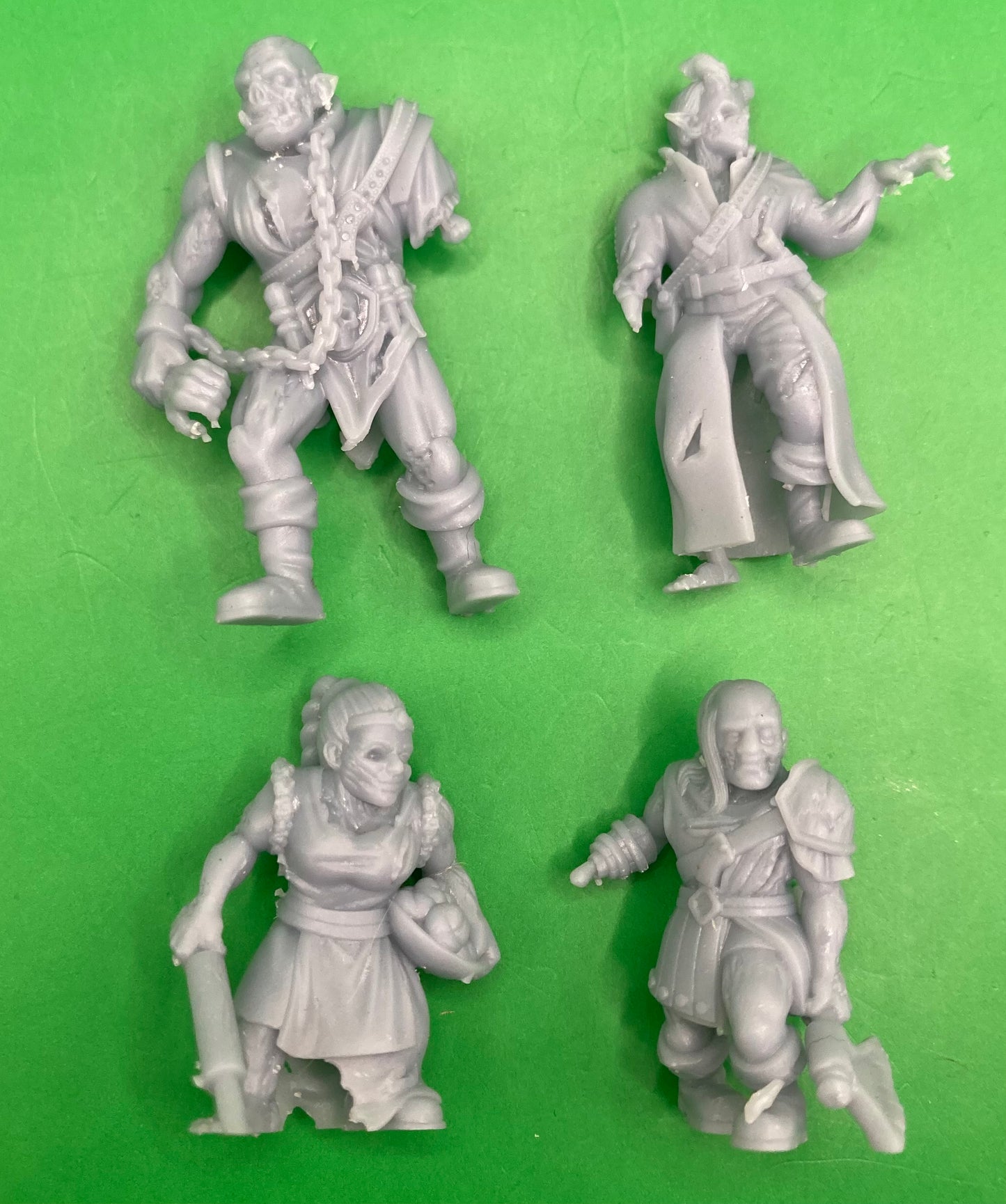 Zombie Villagers, Set 2 (4 Variants Available) - Epic Miniatures