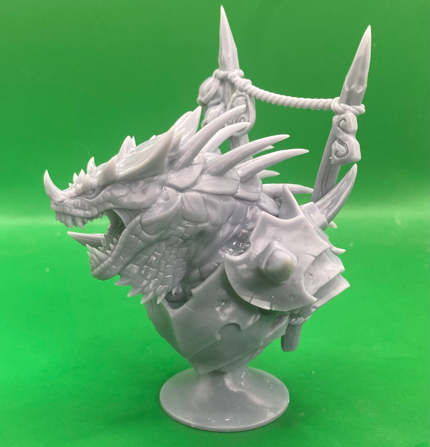 Zarrkan Bloodjaw, Lizardfolk Champion Bust - Artisan Guild