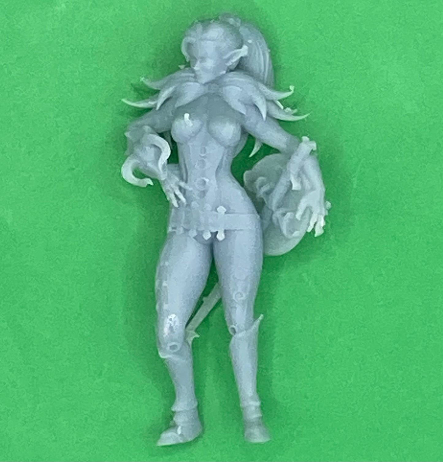 Elf Fighter Player Character (3 Variants Available) - Epic Miniatures