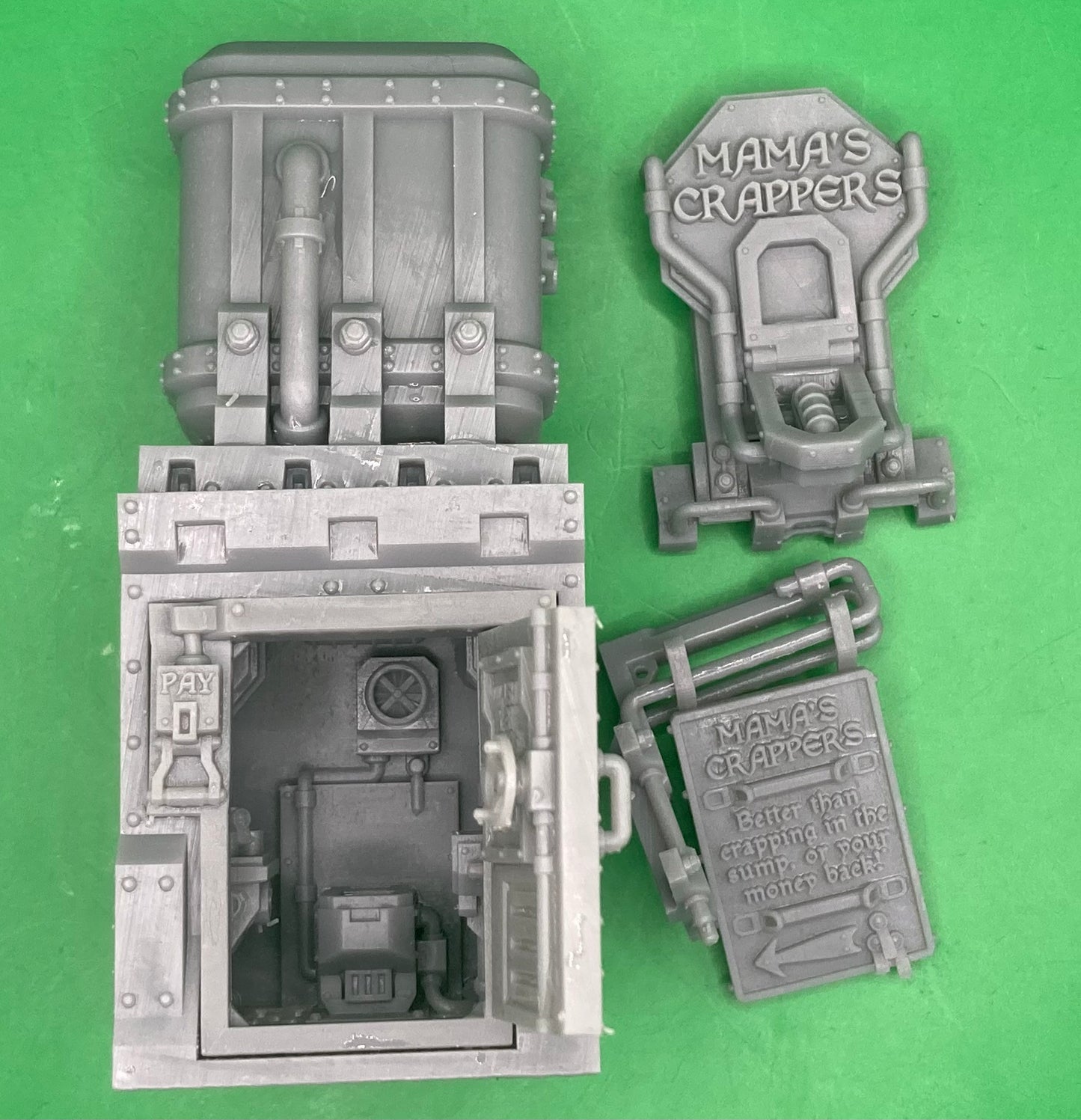 Mama's Crapper, Risor District Toilet (2 Variants Available) - Print Minis