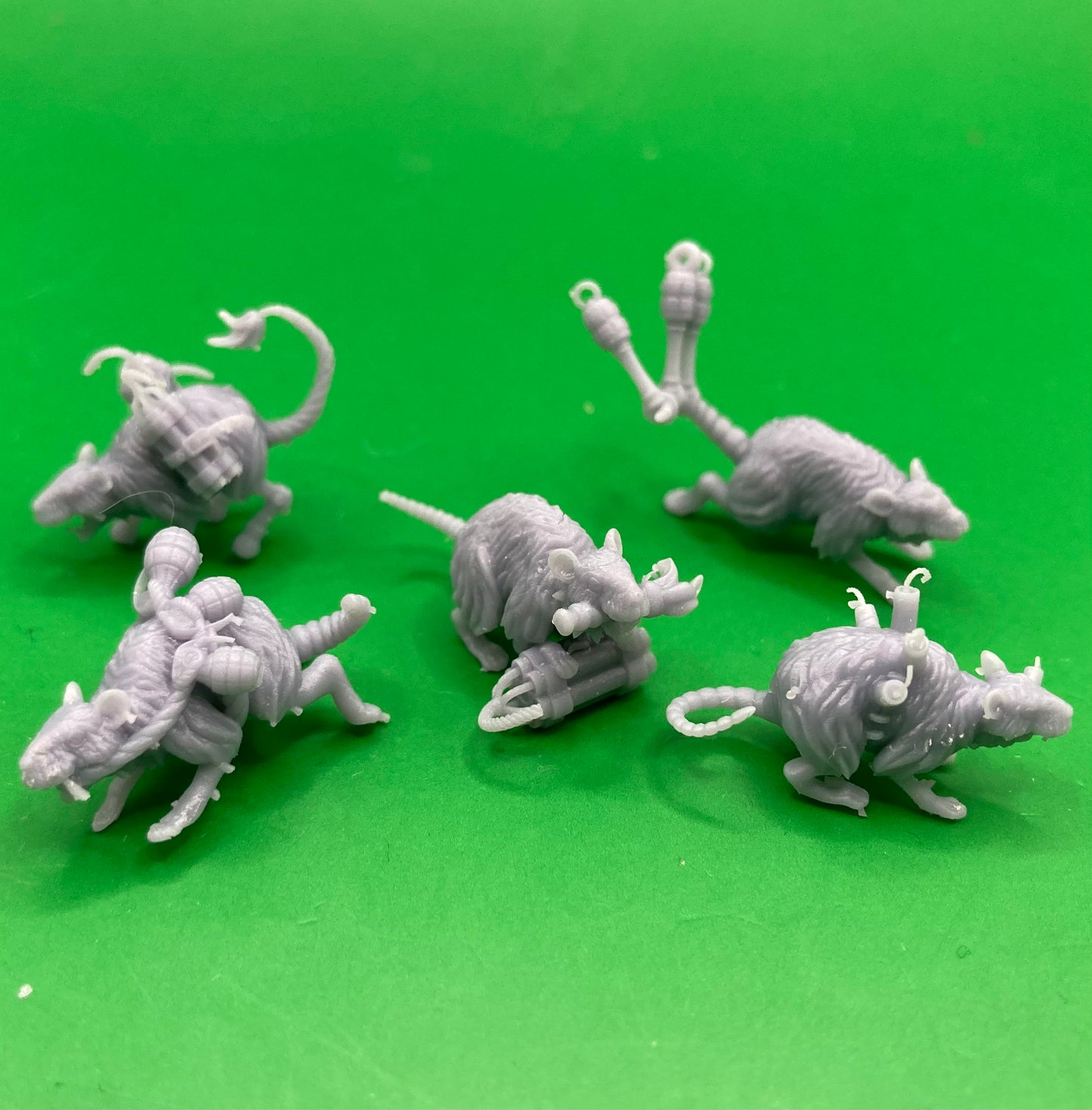 War Rats - Purifier Gang Pets (5 Variants Available) - Print Minis