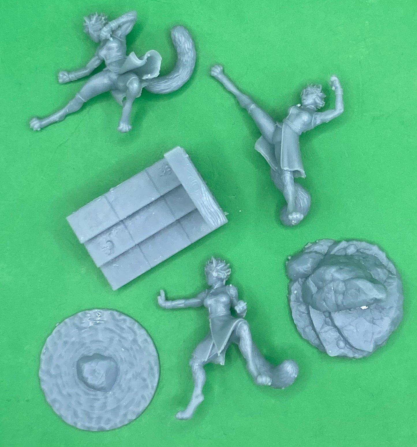 Cat Girl Monk (3 Variants Available) - Epic Miniatures