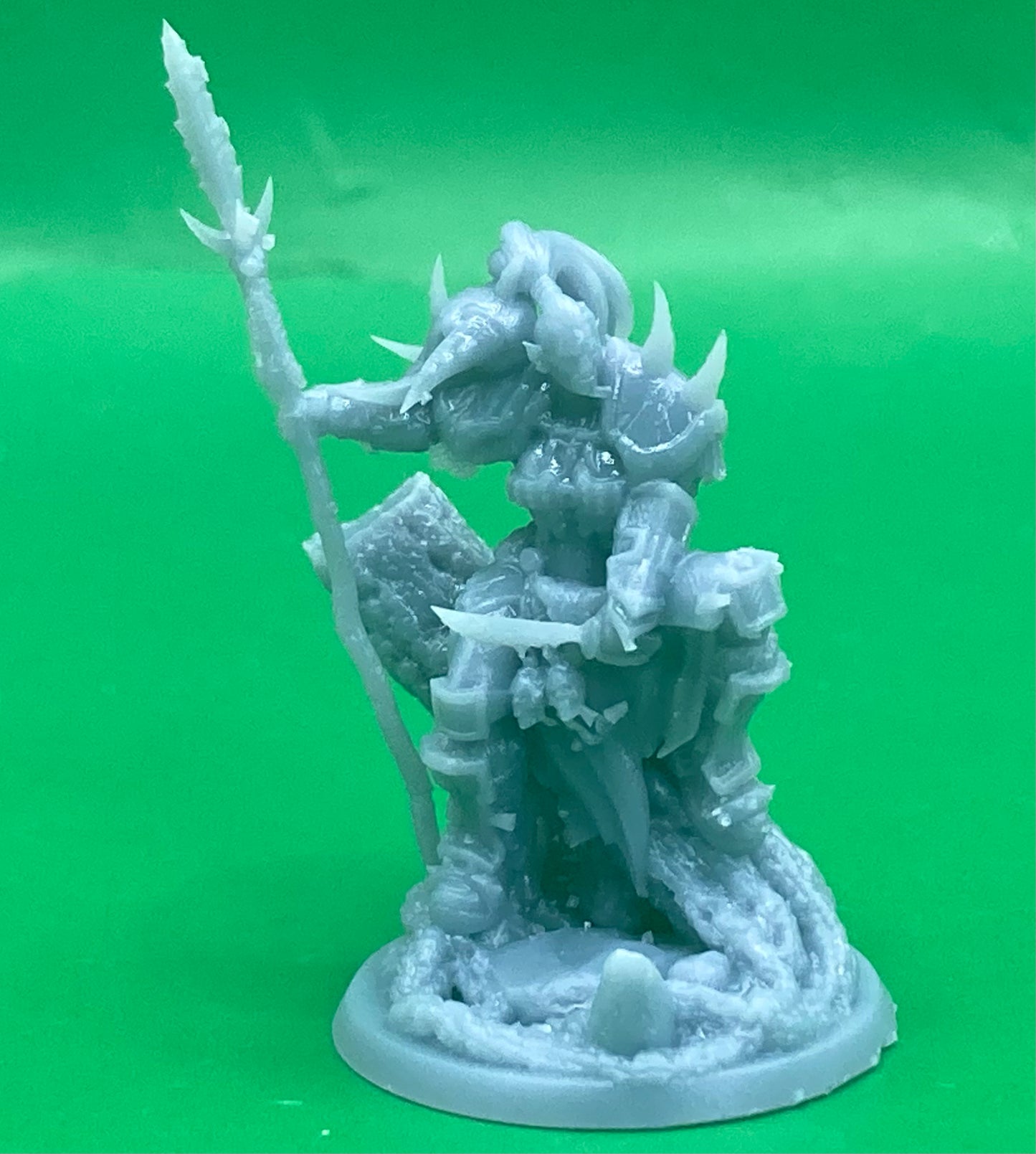 Orc Female with Spear - Brayan Nafarrate