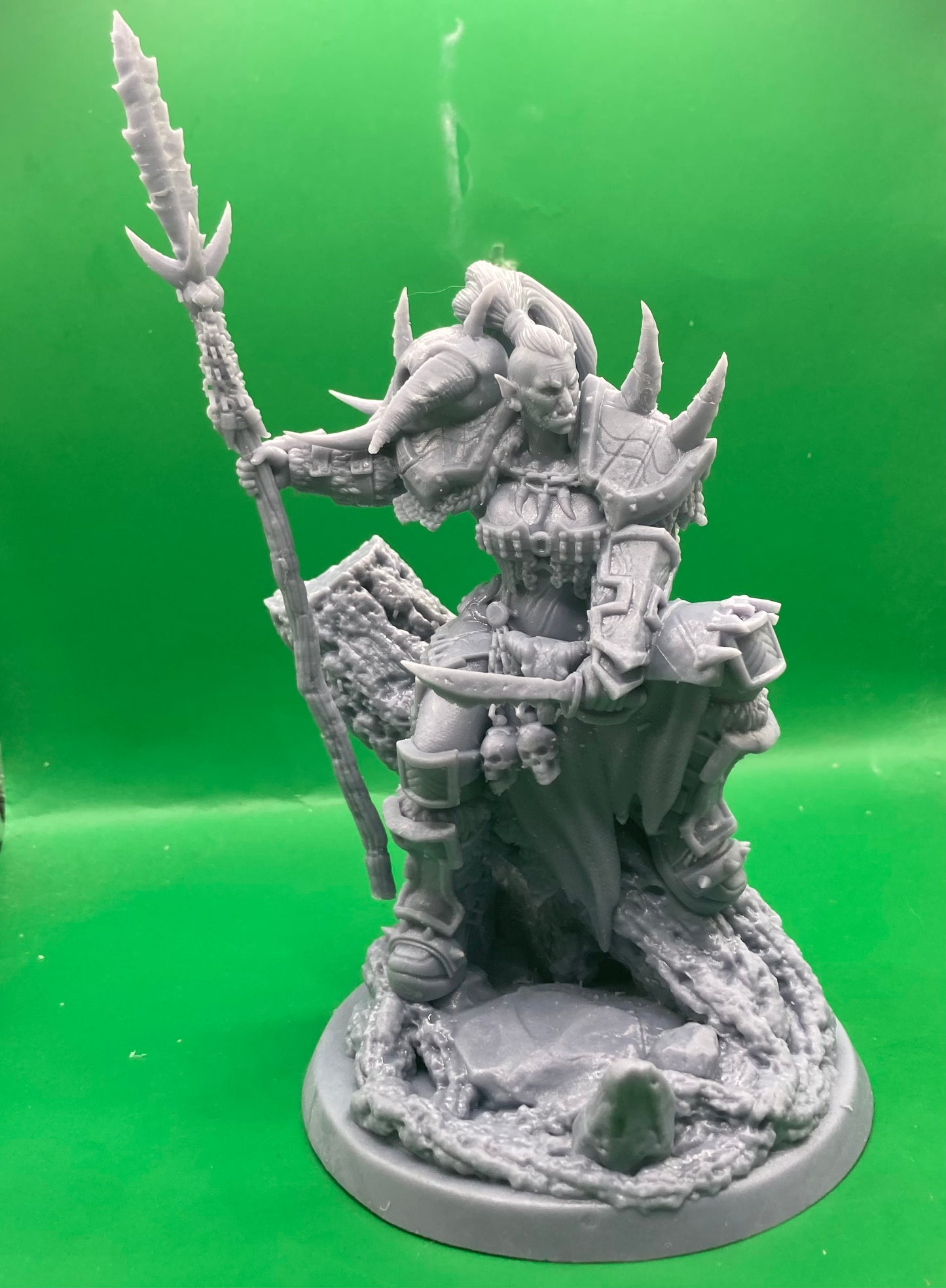 Orc Female with Spear - Brayan Nafarrate