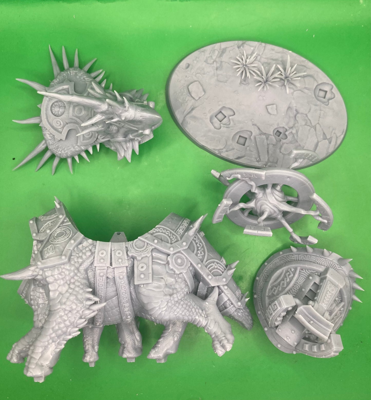 Brutaceratops, Siege Weapon Mounts (3 Variants Available) - Dragon Trapper's Lodge