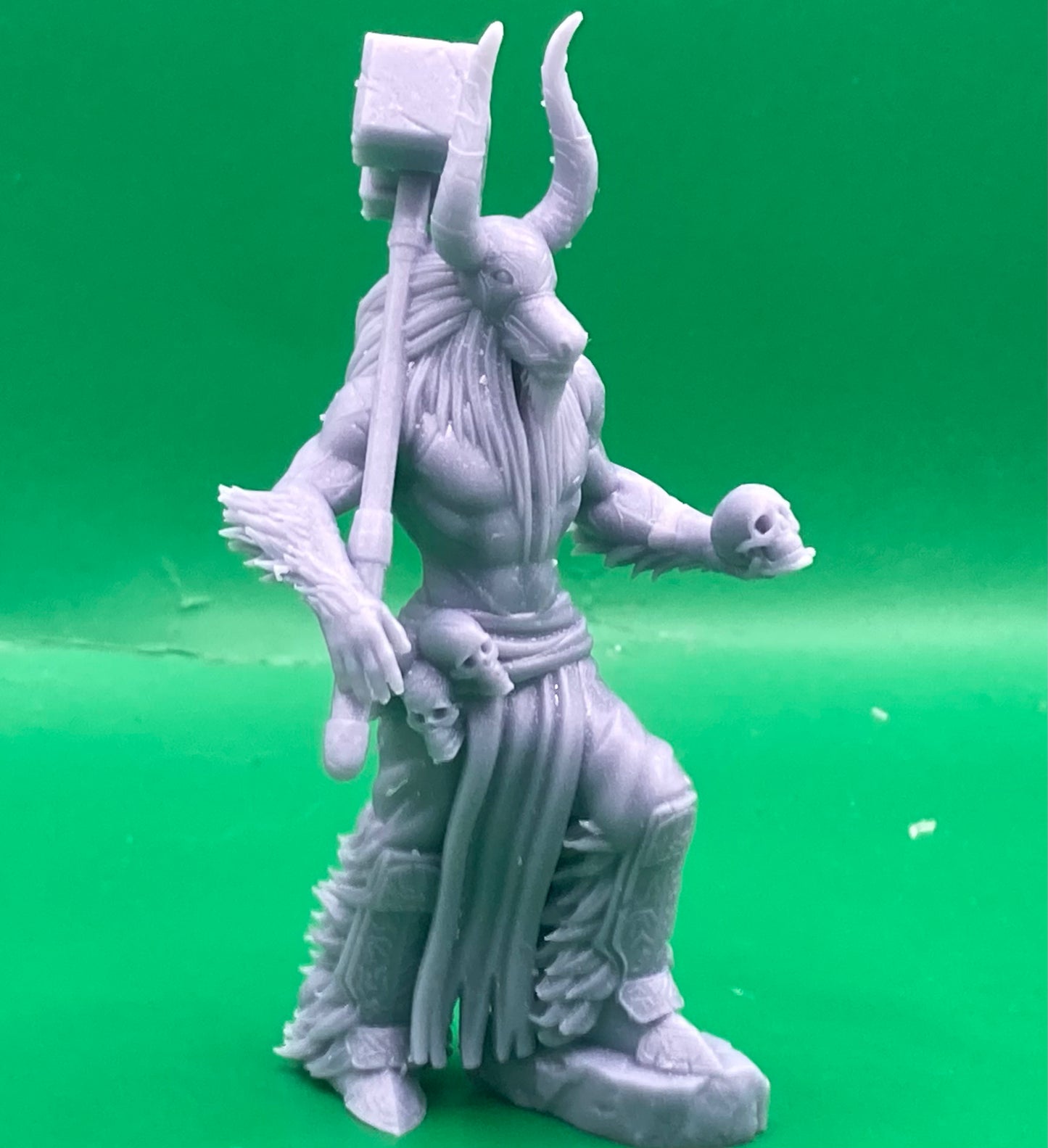 Bull Spirit Warrior (3 Variants Available) - Epic Miniatures