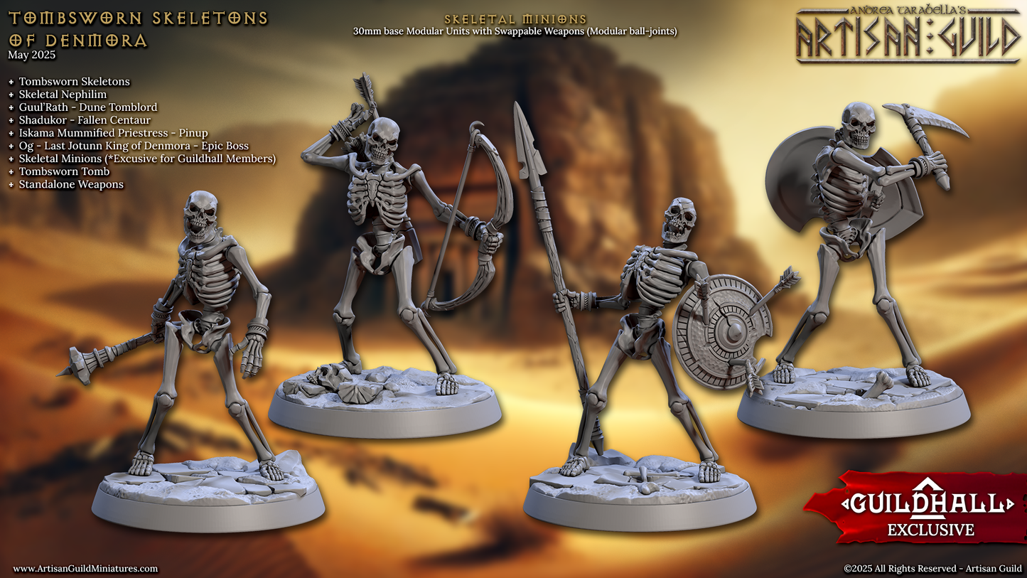 Skeletal Minions (4 Variants Available) - Artisan Guild