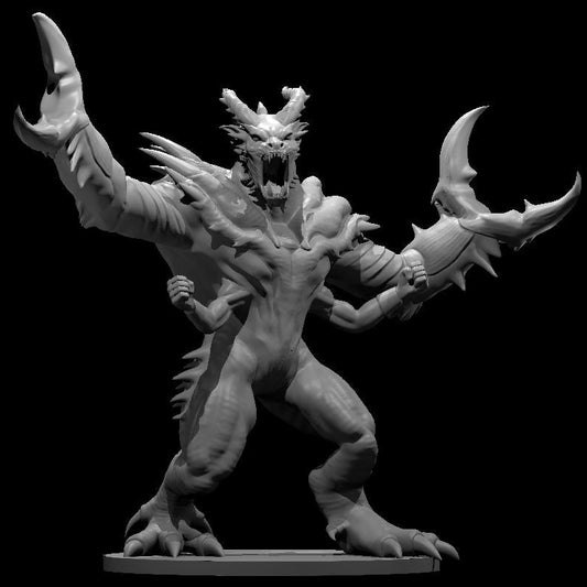 Glabrezu, Lobster Clawed Demon (2 Variants Available) - MZ4250