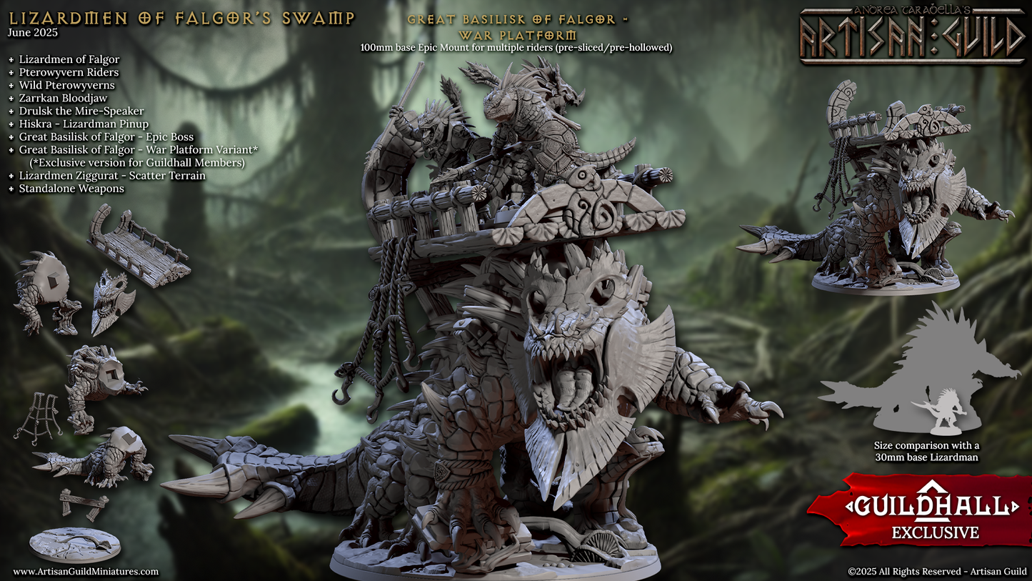 Great Basilisk of Falgor (2 Variants Available) - Artisan Guild