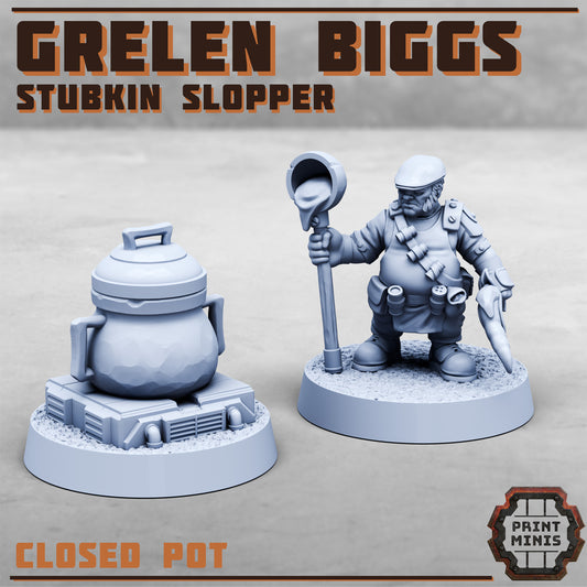 Grelen Briggs and Slop Pots (3 Variants Available) - Print Minis