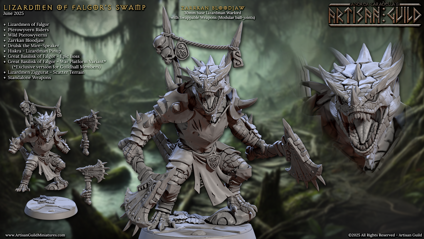 Zarrkan Bloodjaw, Lizardfolk Champion - Artisan Guild