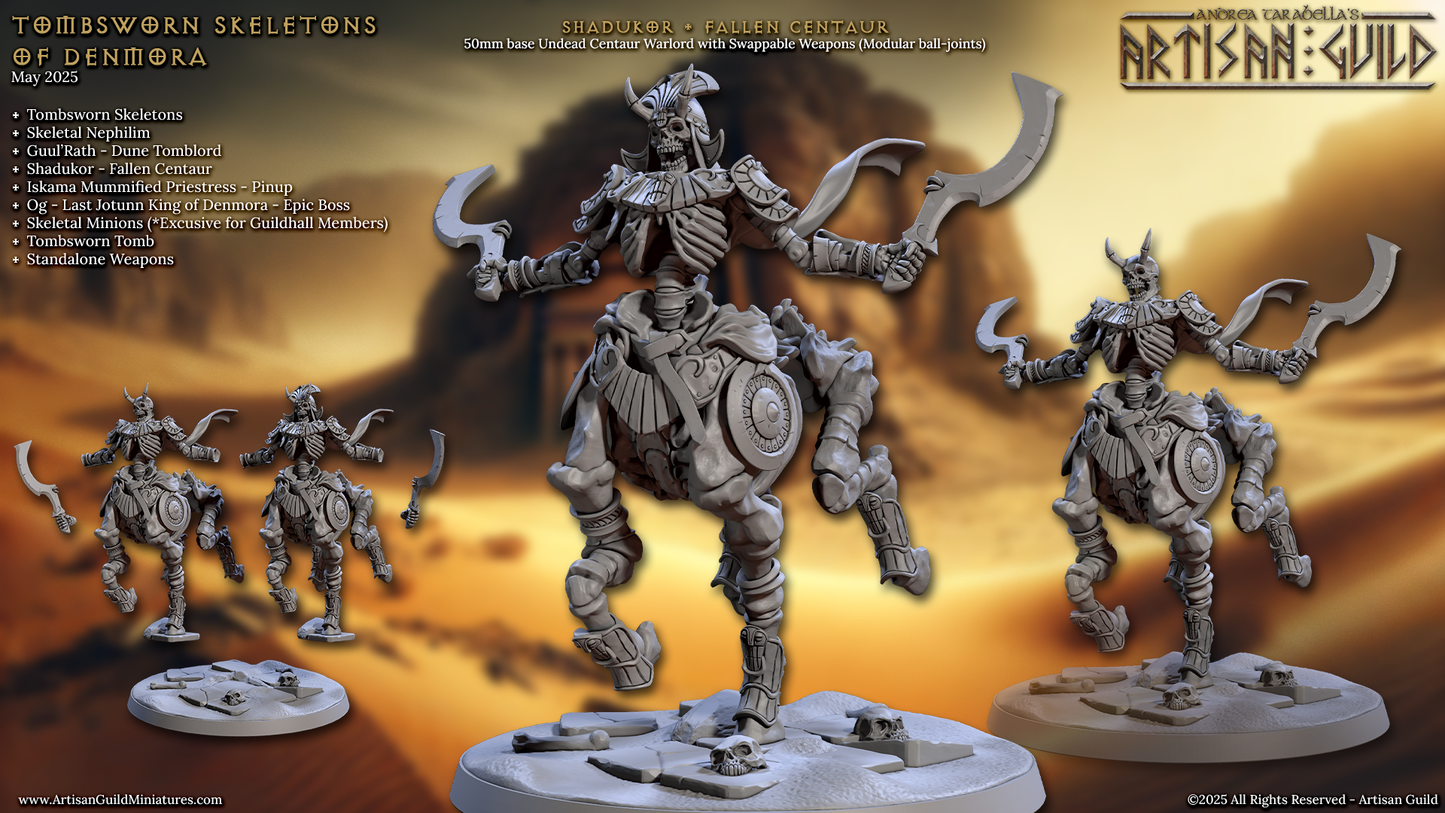 Shadkor, Fallen Centaur (2 Variants Available) - Artisan Guild