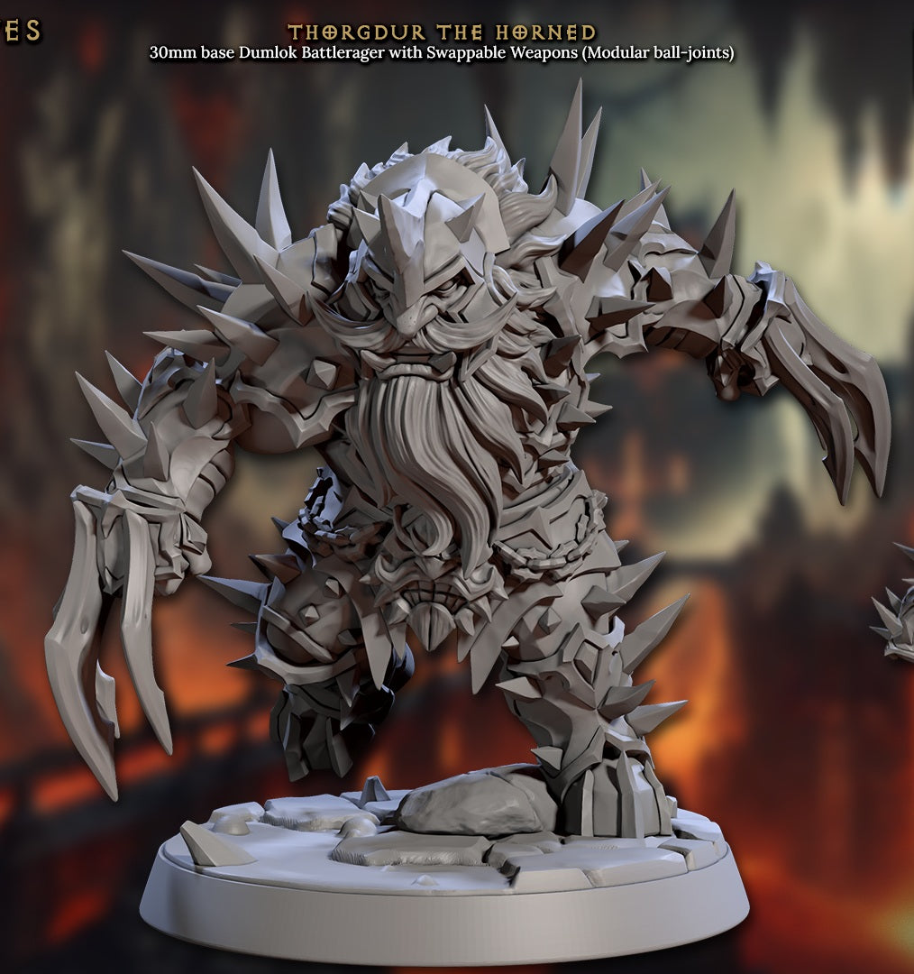 Thurgdur, the Horned (2 Variants Available) - Artisan Guild