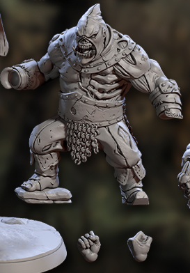Boiafaus, the Foul Executioner - Zombie Axeman (4 Variants Available) - Artisan Guild