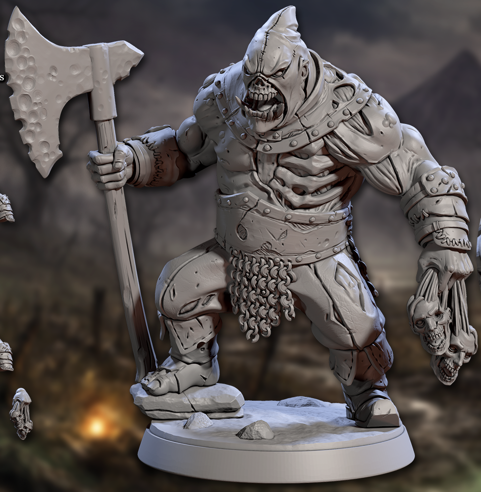 Boiafaus, the Foul Executioner - Zombie Axeman (4 Variants Available) - Artisan Guild