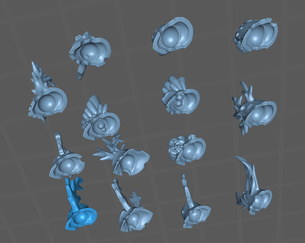 Draugr Soulreaver Heads, Cursed Underwater Helmet Customisation Pack - (14 Variants Available) - Battle Yak