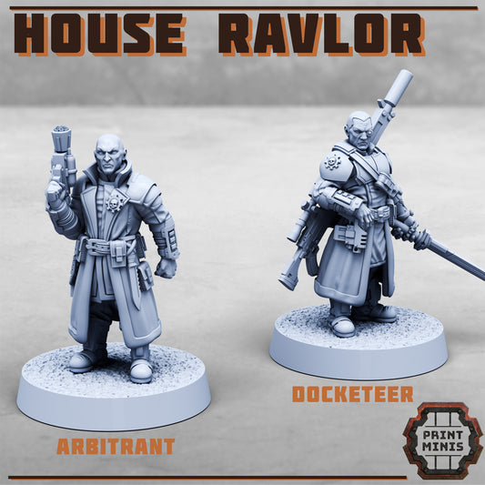 House Ravlor Heroes, SciFi Champions (2 Variants Available) - Print Minis