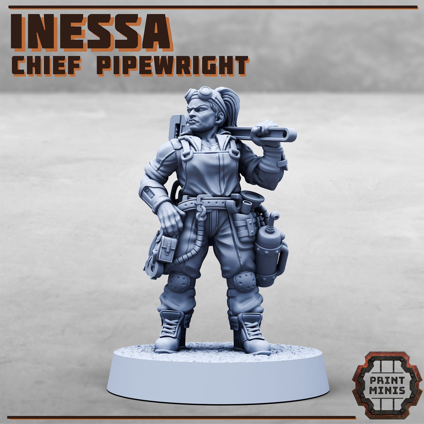 Inessa, Pipewright - Print Minis