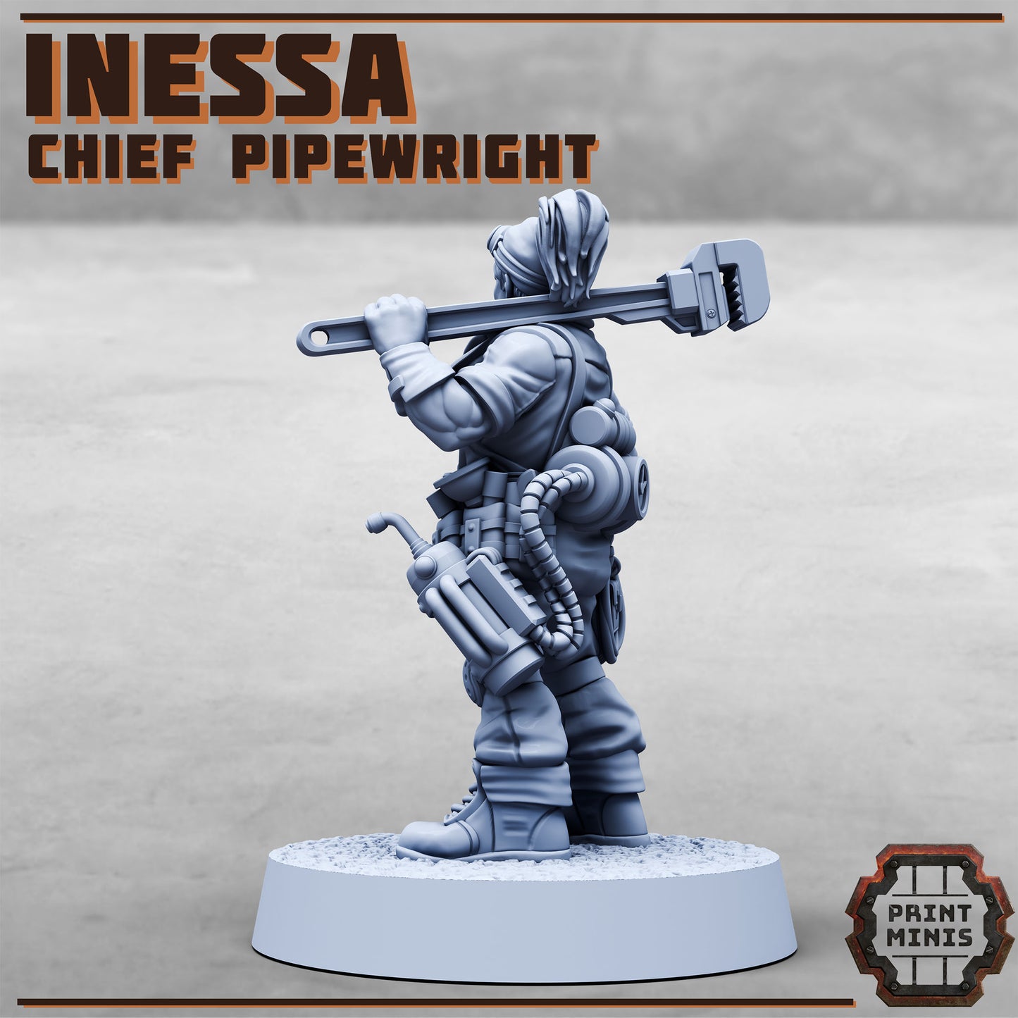 Inessa, Pipewright - Print Minis