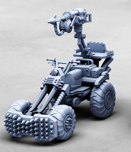 Outpost Quads, Iron Brawler Bikes (2 Variants Available) - Print Minis