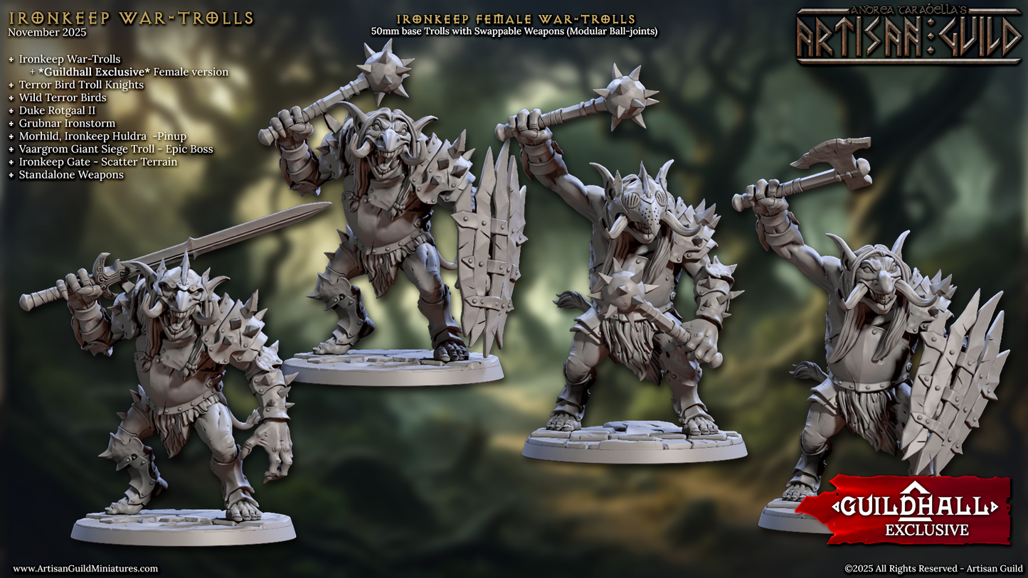 Ironkeep She-Trolls (4 Variants Available) - Artisan Guild