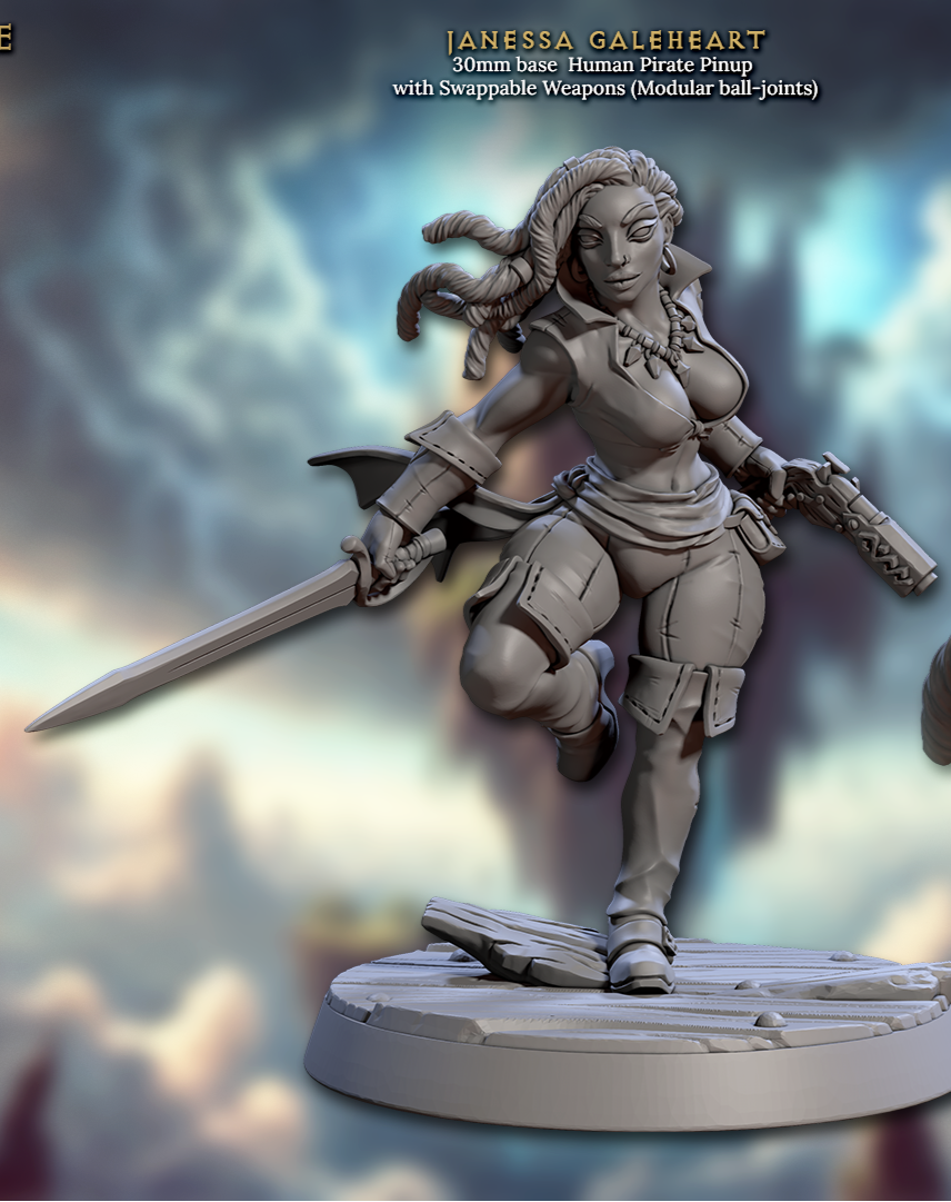 Janessa Galeheart, Human Hero (2 Variants Available) - Artisan Guild