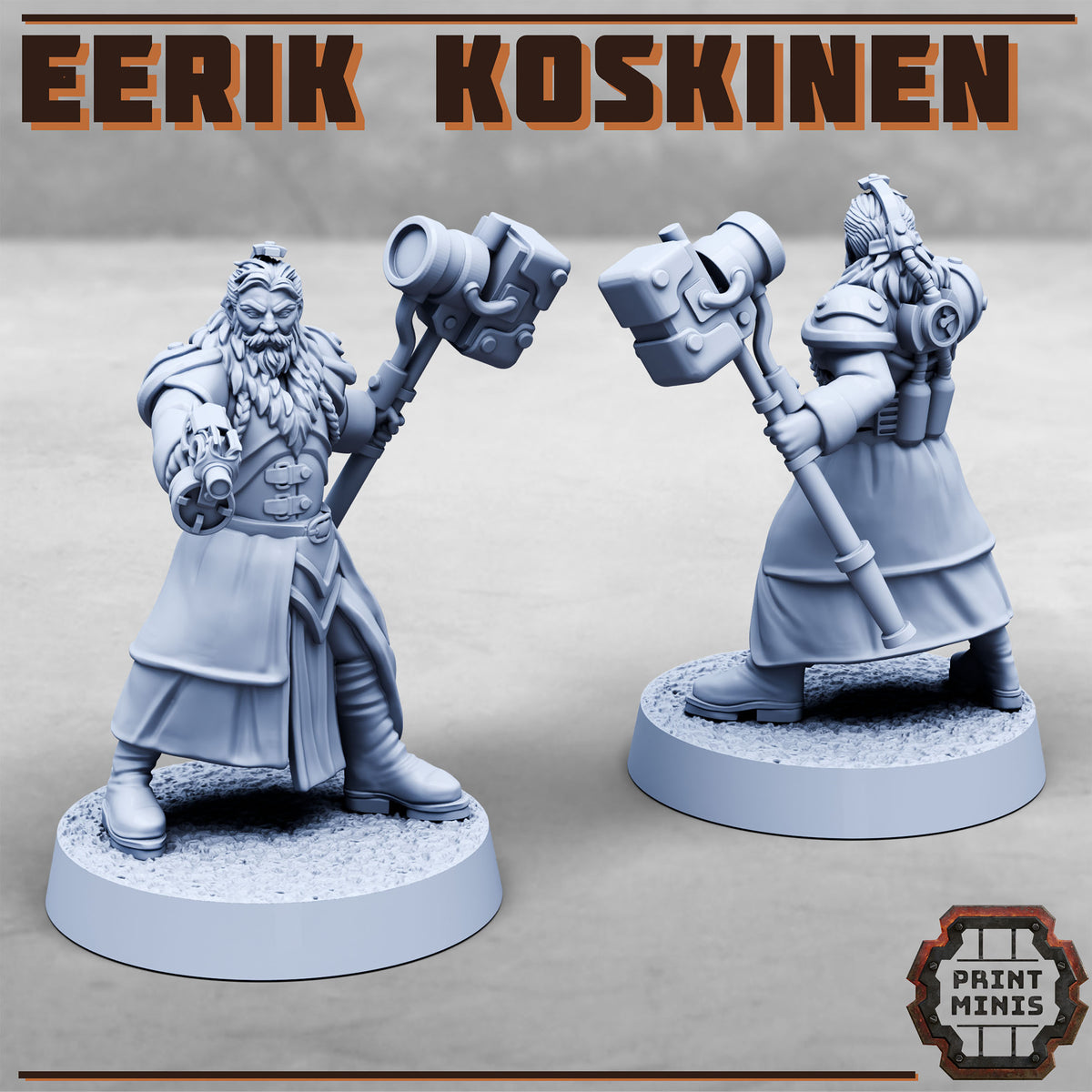 Koskinen Family, Sci-Fi Warrior Nobles (3 Variants Available) - Print Minis