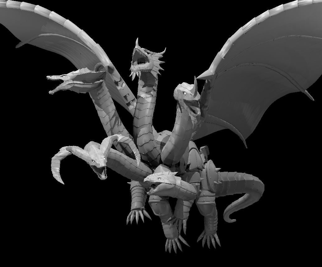 Mecha Tiamat, Giant 5 Headed Construct Dragon - MZ4250