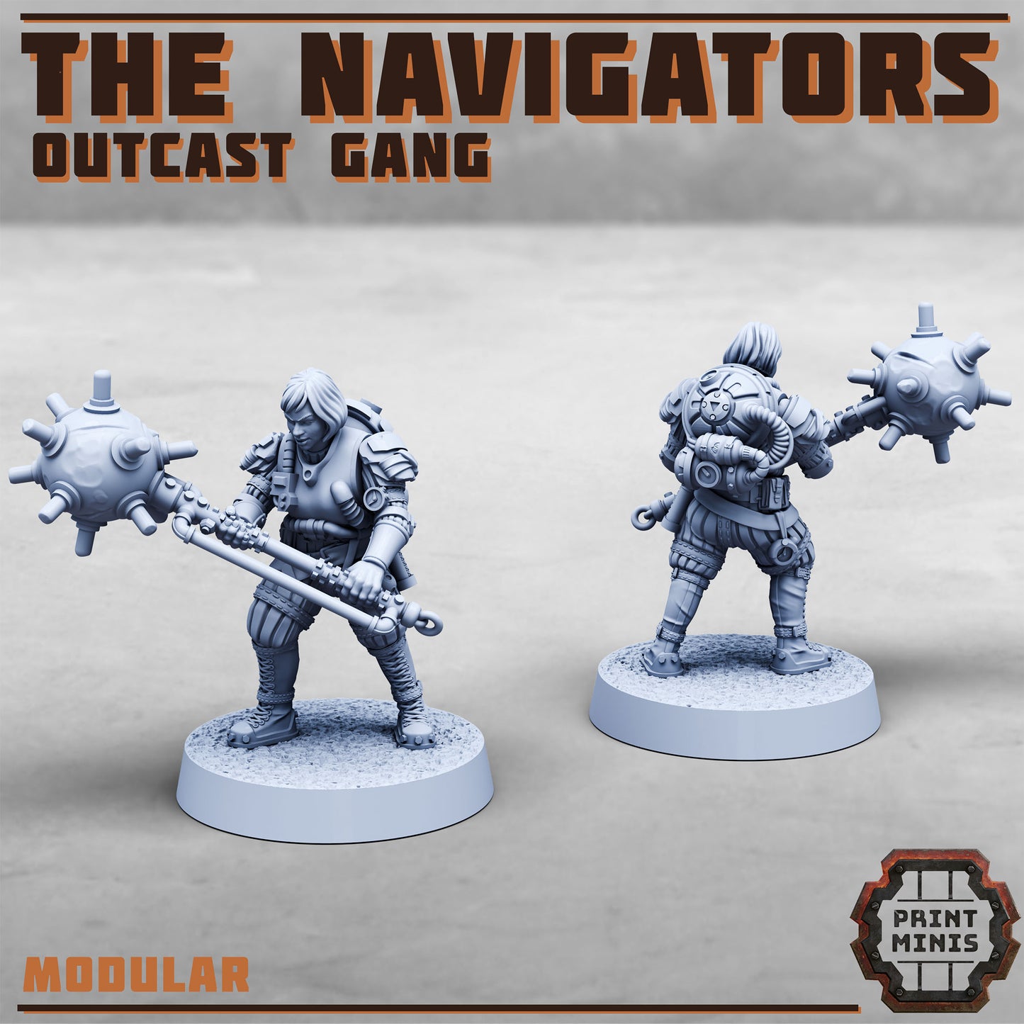 Navigators, Cyborg Outcast Gang (12 Variants Available) - Print Minis