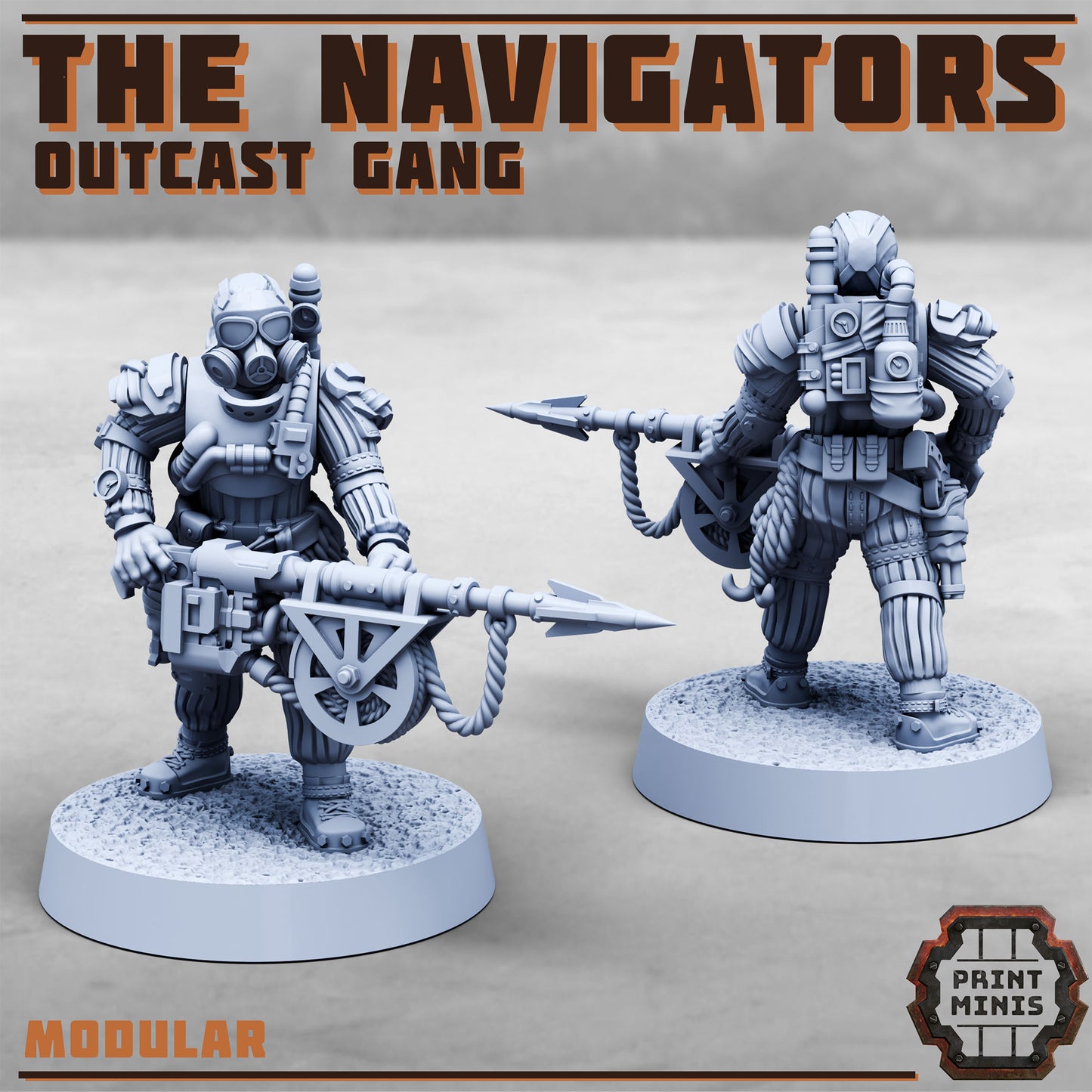 Navigators, Cyborg Outcast Gang (12 Variants Available) - Print Minis