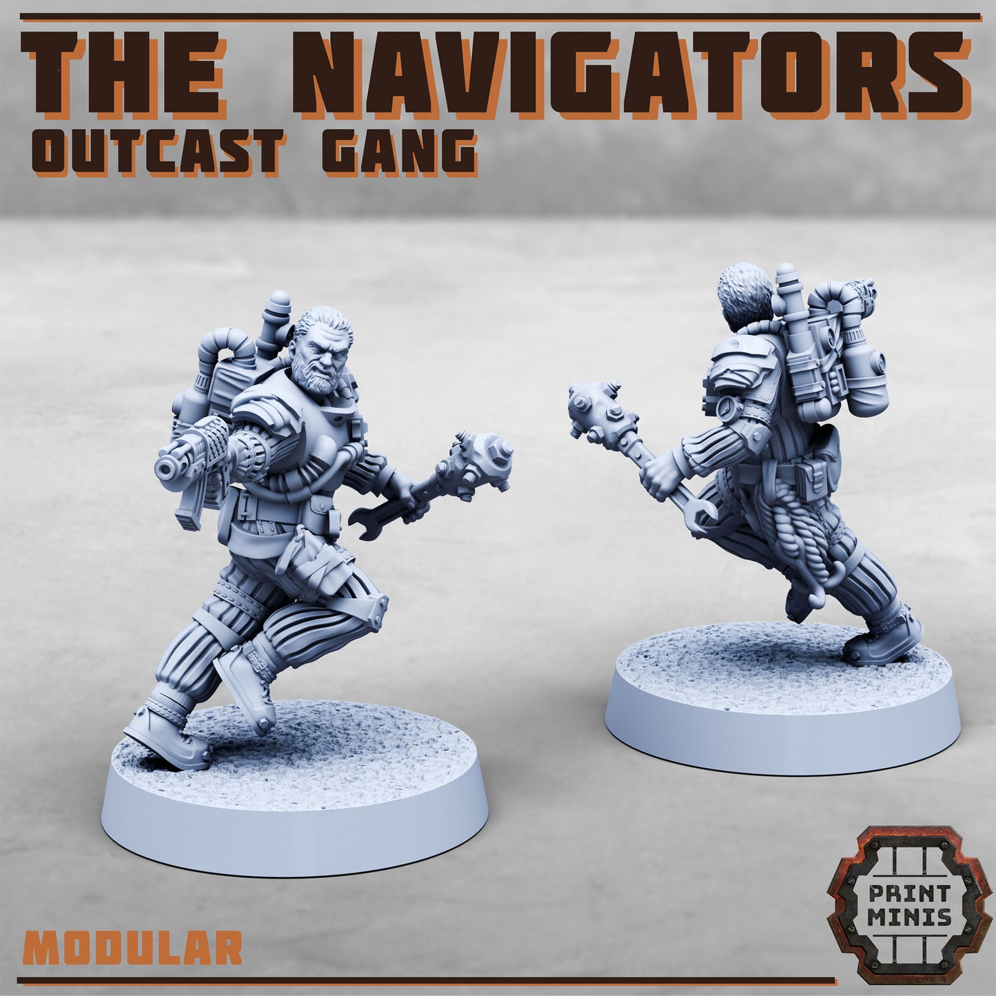 Navigators, Cyborg Outcast Gang (12 Variants Available) - Print Minis