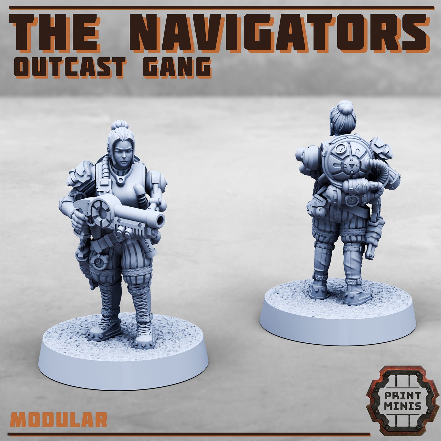Navigators, Cyborg Outcast Gang (12 Variants Available) - Print Minis